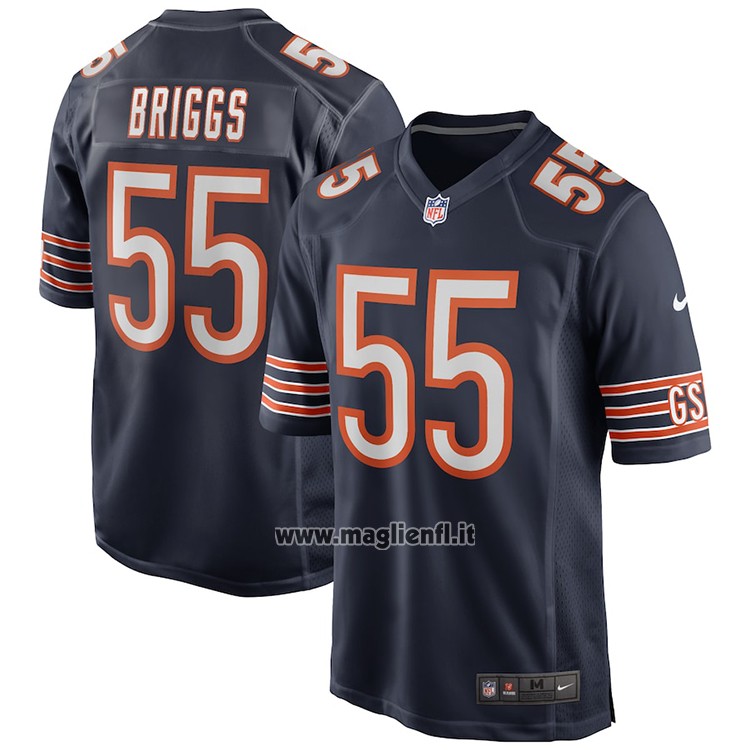 Maglia NFL Game Chicago Bears Lance Briggs Retired Blu